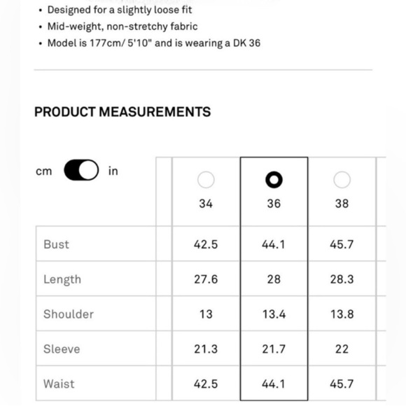 Ganni Ruffled Two-Tone Lilac Lavender Pink Denim Shirt Top Jacket Shacket NEW - Picture 11 of 12